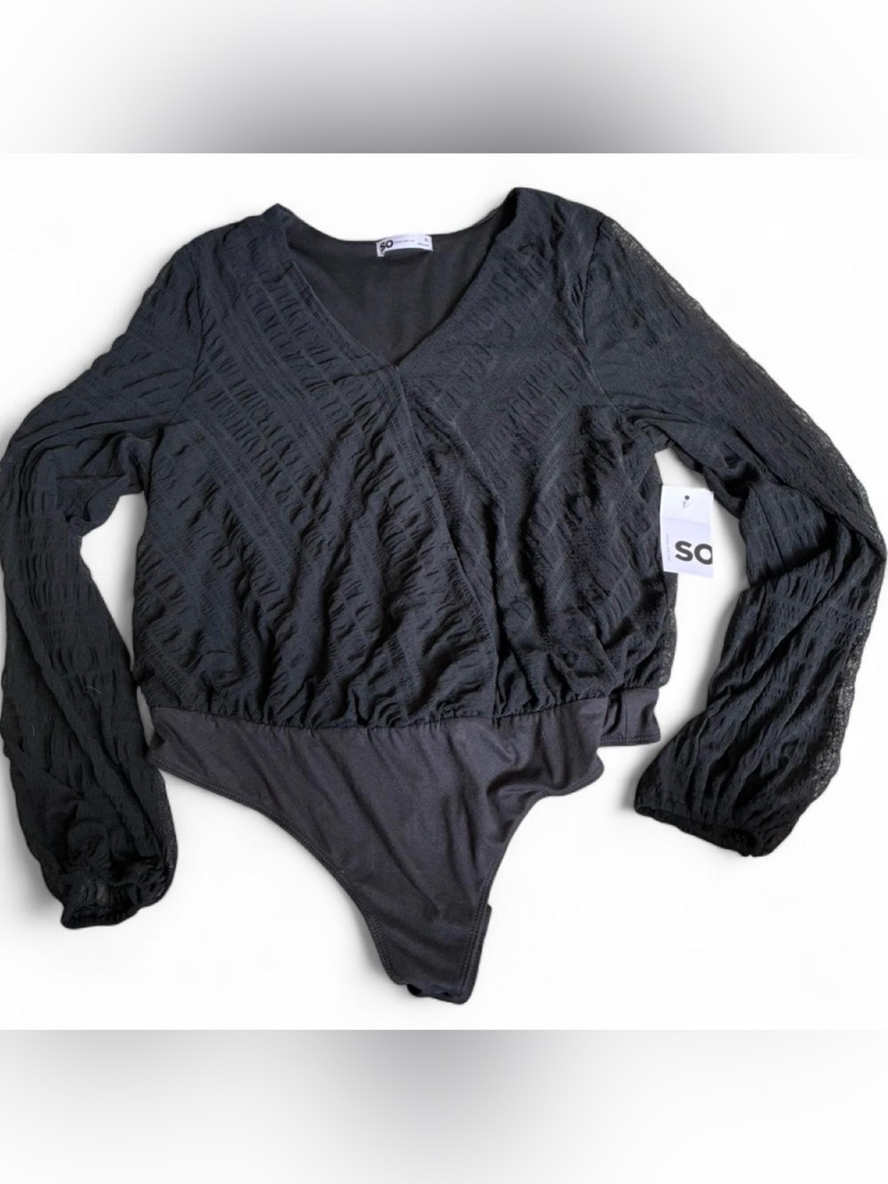 Mesh long sleeve bodysuit NWT